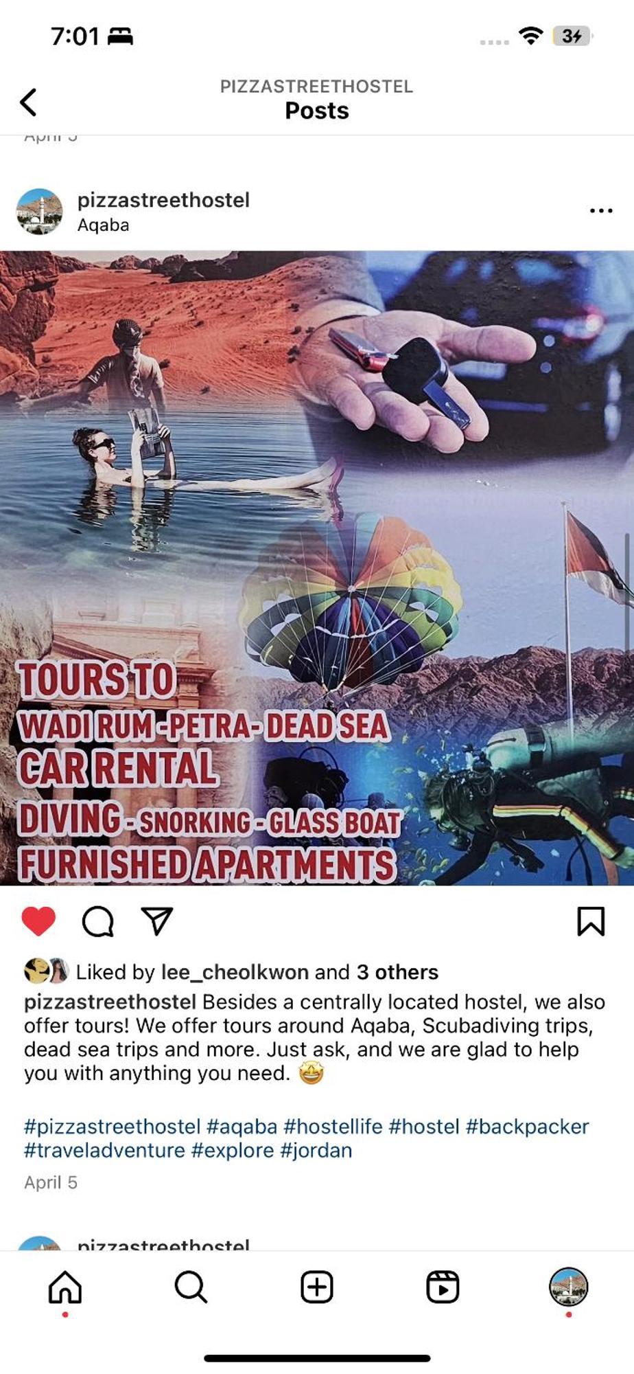 Pizza Street Hostel Акаба Екстериор снимка